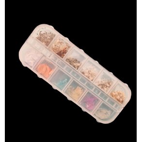 Box med Knuste Skaller Pastel/metallic