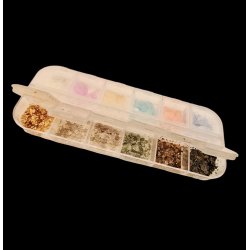 Box med Knuste Skaller Pastel/metallic