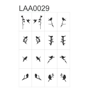 Airbrush Stencil LAA0029