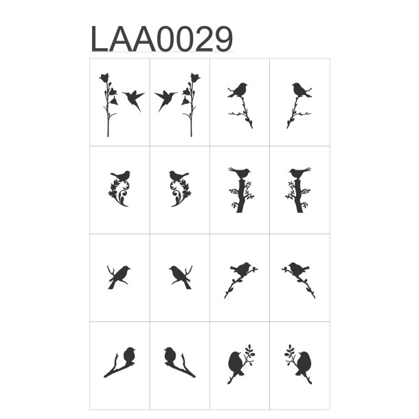 Airbrush Stencil LAA0029