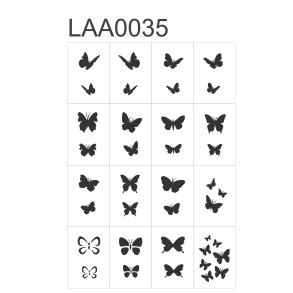 Airbrush Stencil LAA0035