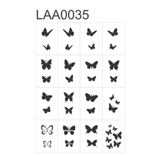 Airbrush Stencil LAA0035