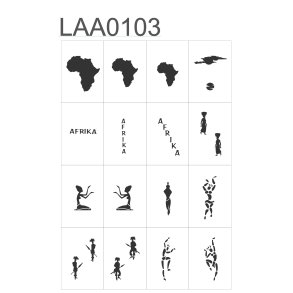 Airbrush Stencil LAA0103