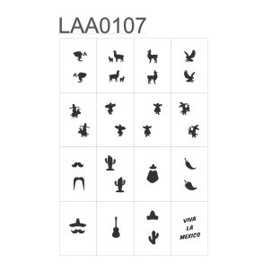 Airbrush Stencil LAA0107