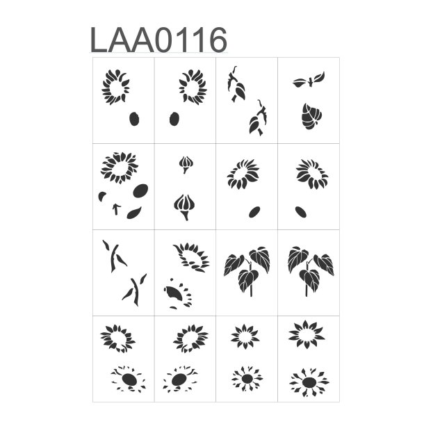 Airbrush Stencil LAA0116
