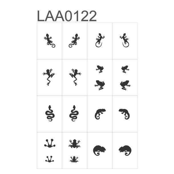 Airbrush Stencil LAA0122