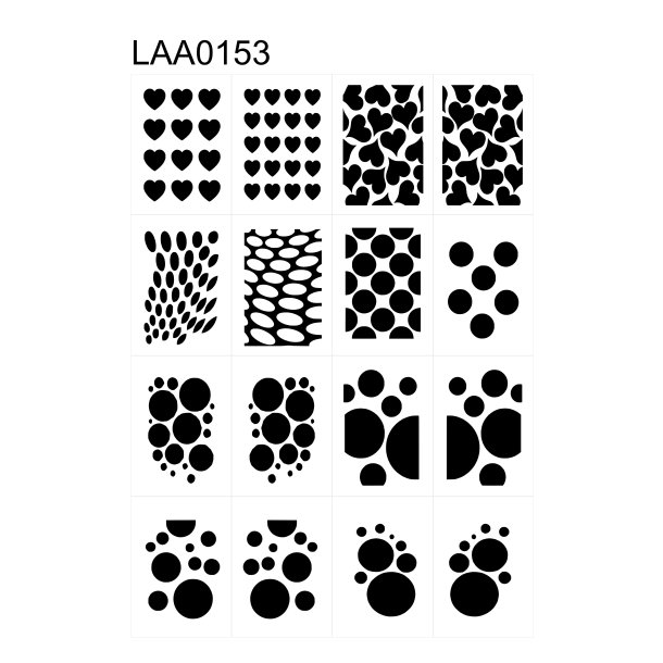 Airbrush Stencil LAA0153