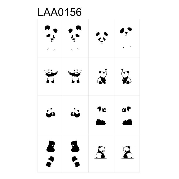 Airbrush Stencil LAA0156
