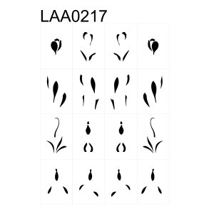 Airbrush Stencil LAA0217