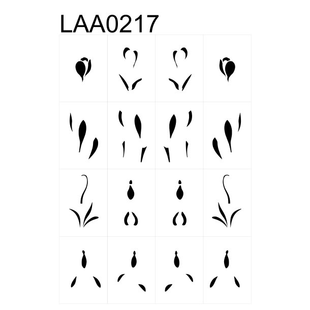 Airbrush Stencil LAA0217