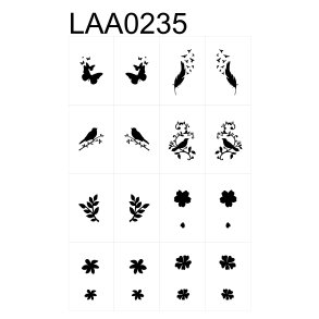 Airbrush Stencil LAA0235