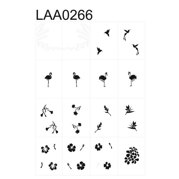 Airbrush Stencil LAA0266