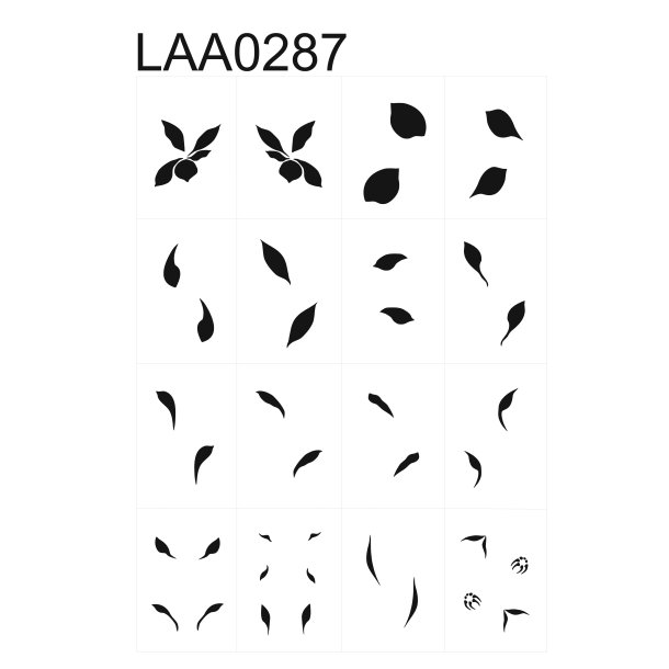Airbrush Stencil LAA0287