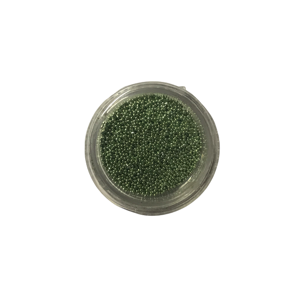 Nailart Beads 3g - Lysegrn