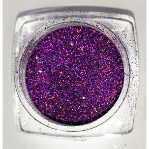 Nailart powder glitter 2 g. Holo Mrk Lilla
