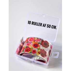 Nail Foil Box Flower