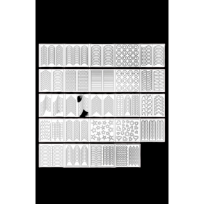 Stencils nr. 11 - 24 ark