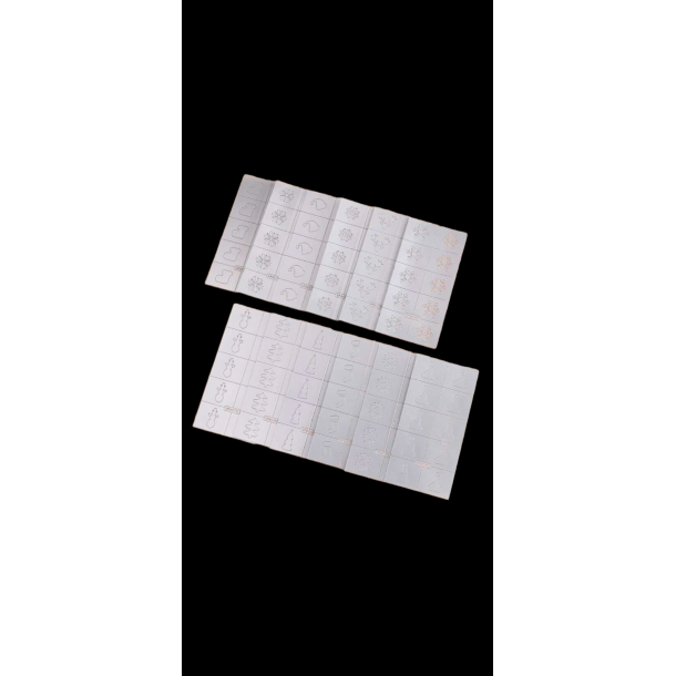 Stencils nr. 8 - 12 ark jul