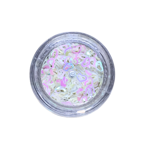 Nailart Open Hearts 3g - Hvid