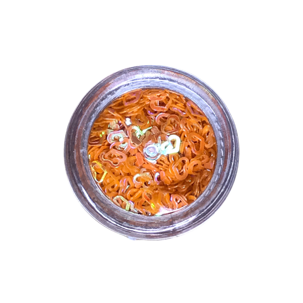 Nailart Open Hearts 3g - Orange