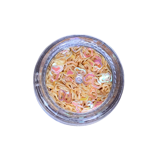 Nailart Open Hearts 3g - Peach