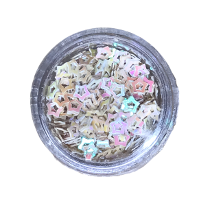 Nailart Open Stars 3g - Hvid