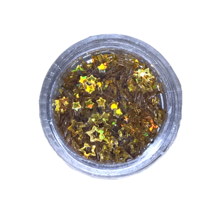 Nailart Open Stars 3g - Guld