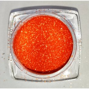 Nailart powder glitter 2 g. Holo Orange