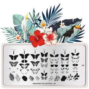 Paradise Stamping Plate 07