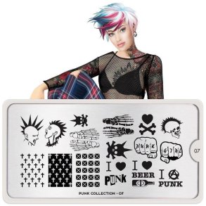 Punk Stamping Plate 07