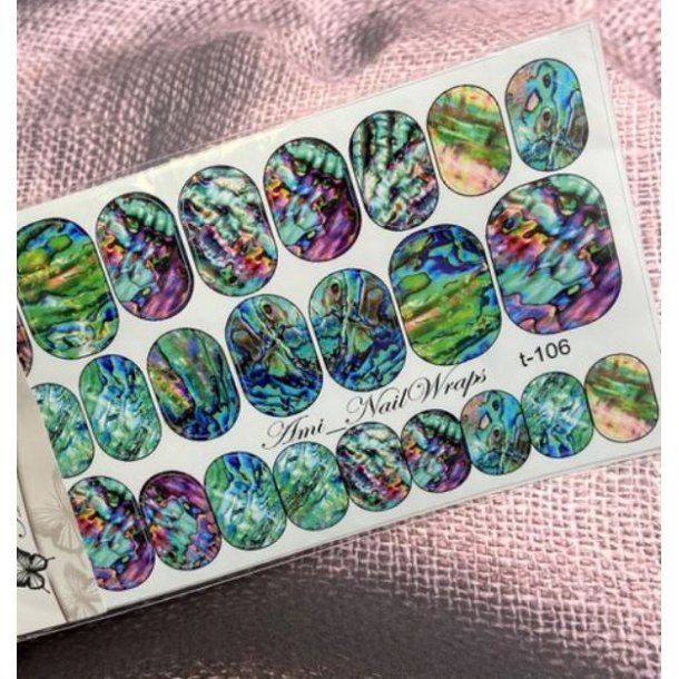 Nail Wraps nr. T-106