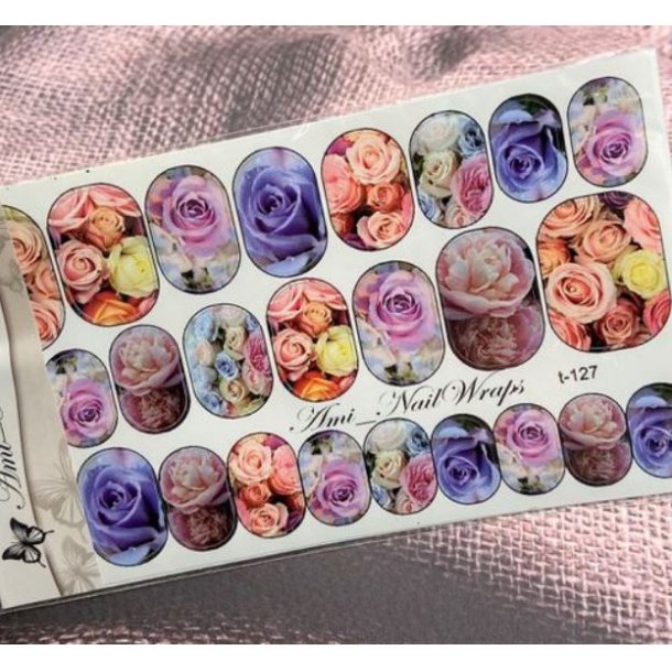 Nail Wraps nr. T-127