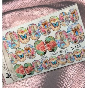 Nail Wraps nr. T-146