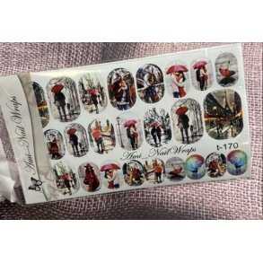 Nail Wraps nr. T-170