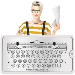 Typography Stamping Plate 01