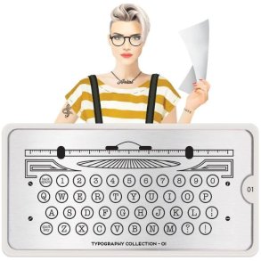 Typography Stamping Plate 01