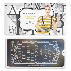 Typography Stamping Plate 03