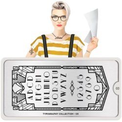 Typography Stamping Plate 03