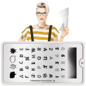 Typography Stamping Plate 06