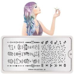 Zodiac Stamping Plate 25
