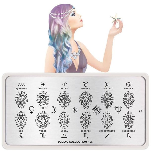 Zodiac Stamping Plate 26