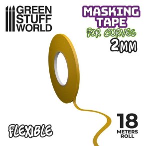 Masking tape Fleksibel 2mm