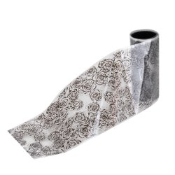 Foil - Sort Blomst nr. 12