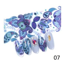 Transparent farve transferfolie 12-7