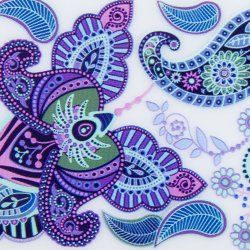 Transparent farve transferfolie 12-7