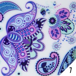 Transparent farve transferfolie 12-7