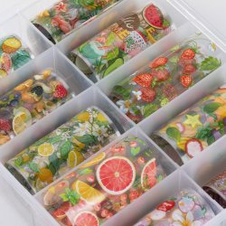 Nail Foil Box - Frugt Mix