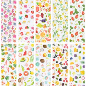 Nail Foil Box - Frugt Mix