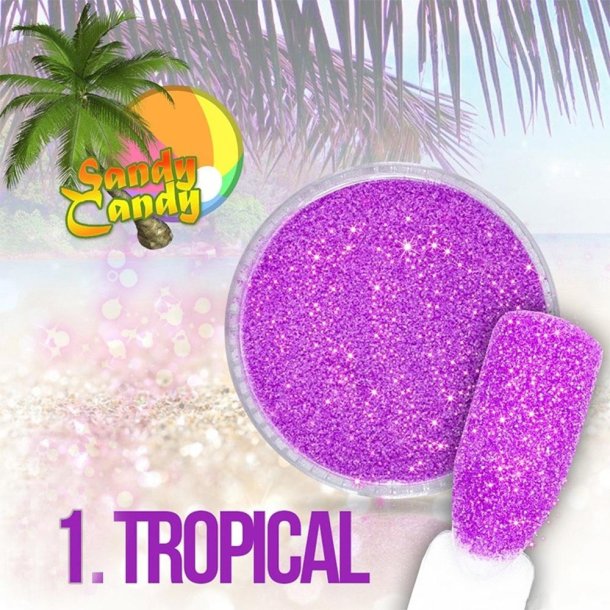 Nailart powder glitter Sandy Candy Tropical nr. 1