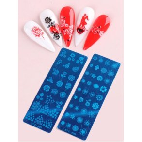 St m/2 Stamping plader (Blomster)